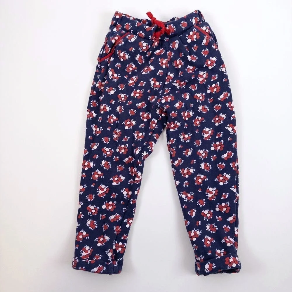 Sergent Major Sweatsuit Kids 2T Navy Blue Floral Hoodie and‎ Joggers Set